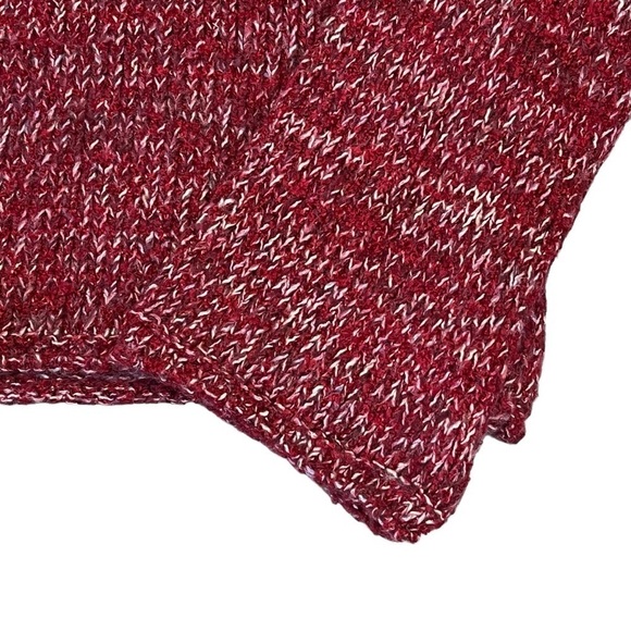 Urban Outfitters Chunky Oversized Turtleneck Sweater. Red Pink Size S #976 - Picture 3 of 7